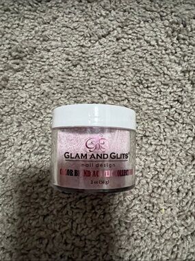 Glam and Glits Pink Nail Powder